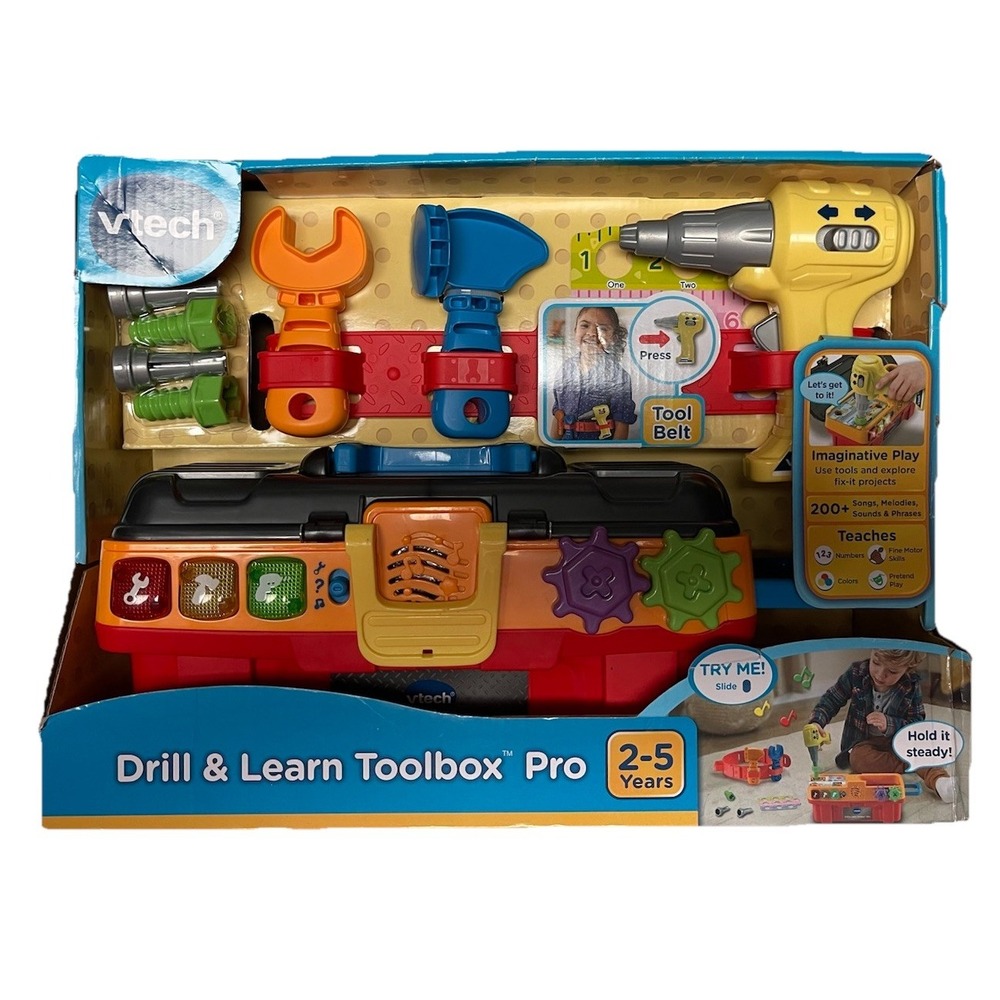 VTech Drill & Learn Toolbox Pro‎ – Imaginative Play & Learning – New in Box